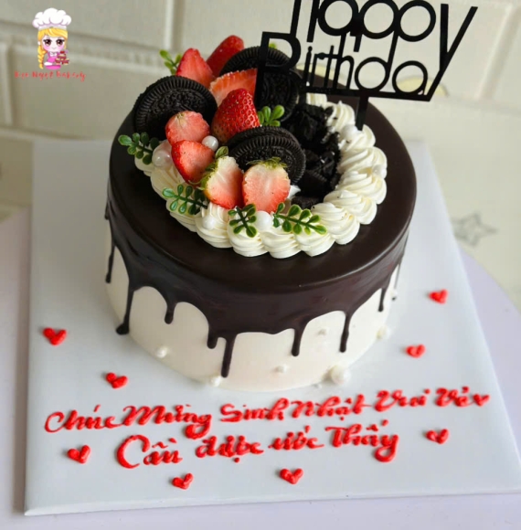 Bánh kem sinh nhật socola vị hot 2025 tại Kẹo Ngọt