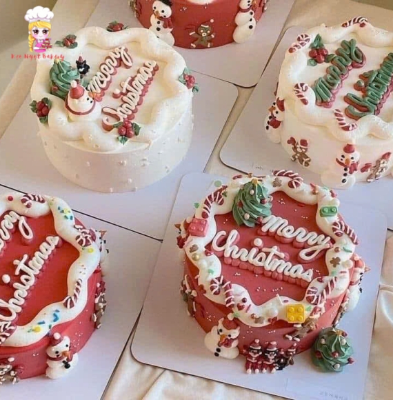 Mẫu bánh kem noel tại Kẹo Ngọt