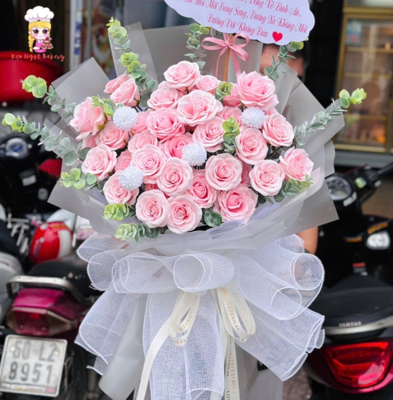 Mẫu hoa sáp thơm siêu vip giao quận 3