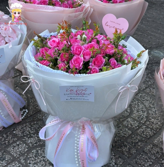 Mẫu hoa sáp cao cấp sophia tại TPHCM