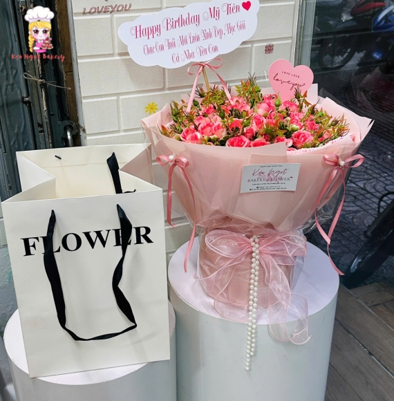 Hoa lụa Sophia hot tại tphcm