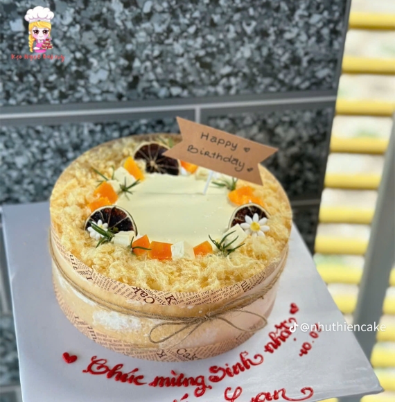 Bánh bông lan trứng muối ở quận 12