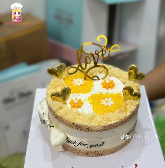 Bánh bông lan trứng muối tặng mẹ 8/3