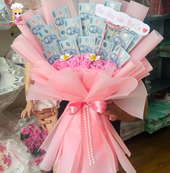 Hoa tiền tờ 20k tại tân phú