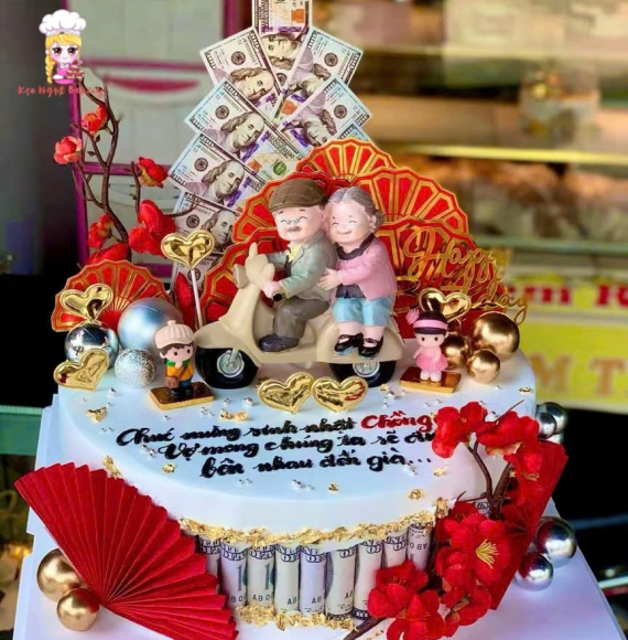 Bánh mừng thọ tặng mẹ 80 tuổi