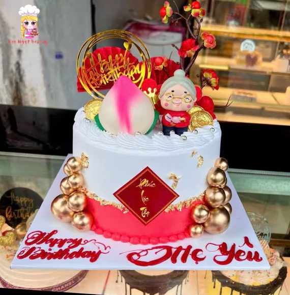 Bánh mừng thọ mẹ 82 tuổi