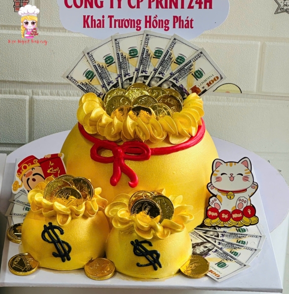 Bánh Kem Khai Trương Công Ty