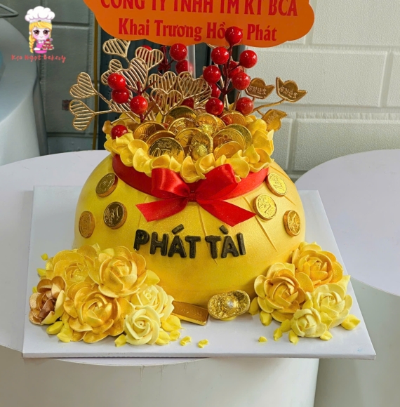 Bánh Kem Mừng Khai Trương Công Ty