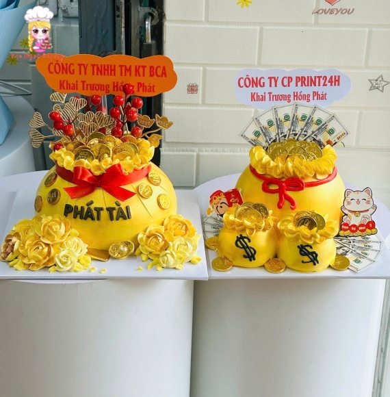 Bánh Kem Chúc Mừng Khai Trương Công Ty