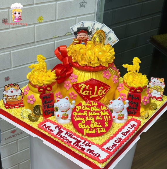 Bánh Kem Khai Trương Doanh Nghiệp Cao Cấp