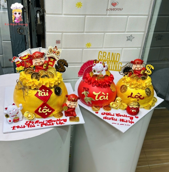 Mẫu Bánh Khai Trương Đẹp 2026