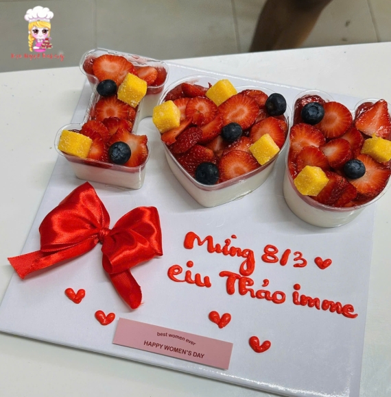 Sét cup tạo hình chữ love