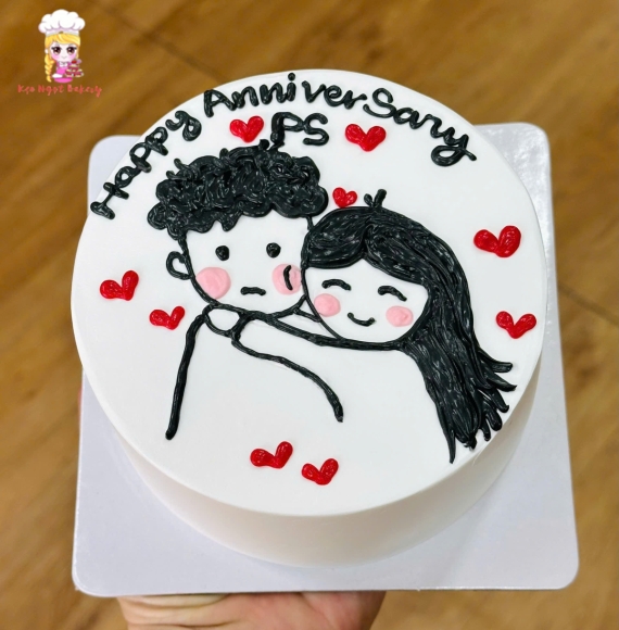 Mẫu bánh kem dành cho cặp đôi siêu hot