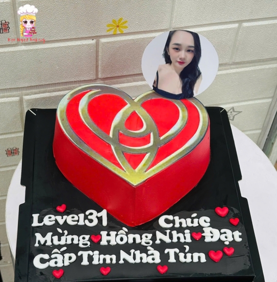 Bánh kem dành cho idol live tik tok lên level 31