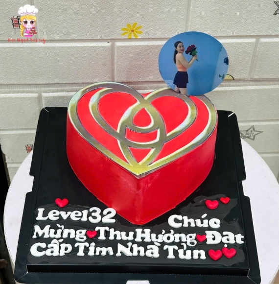 Bánh kem dành cho idol live tik tok lên level 32
