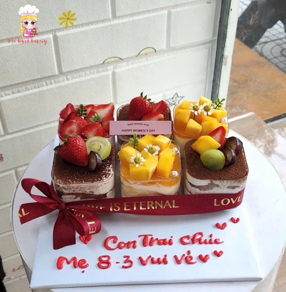 Sét cup 6 ly mix vị cho khách theo yêu cầu