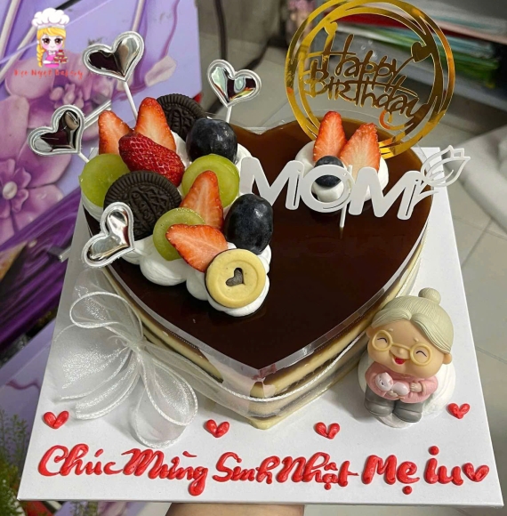 Bánh kem rau câu tặng mẫu đẹp tặng mẹ 