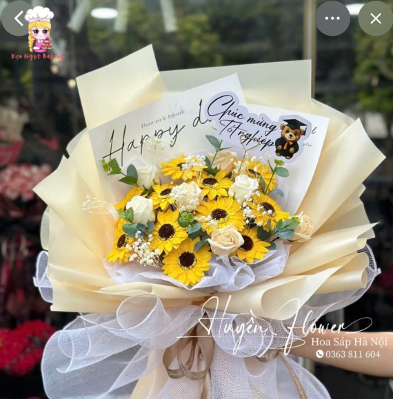 Hoa Sáp mừng tốt nghiệp tại Tp.HCM