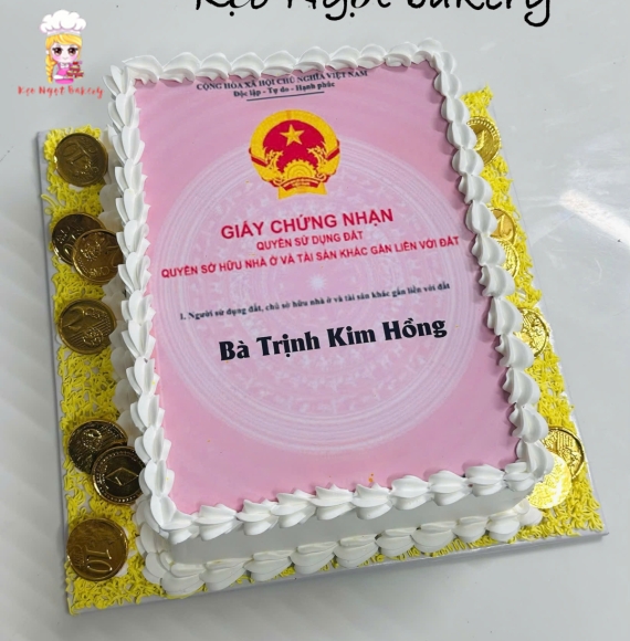 Bánh kem làm theo yêu cầu siêu hot tại Kẹo Ngọt 