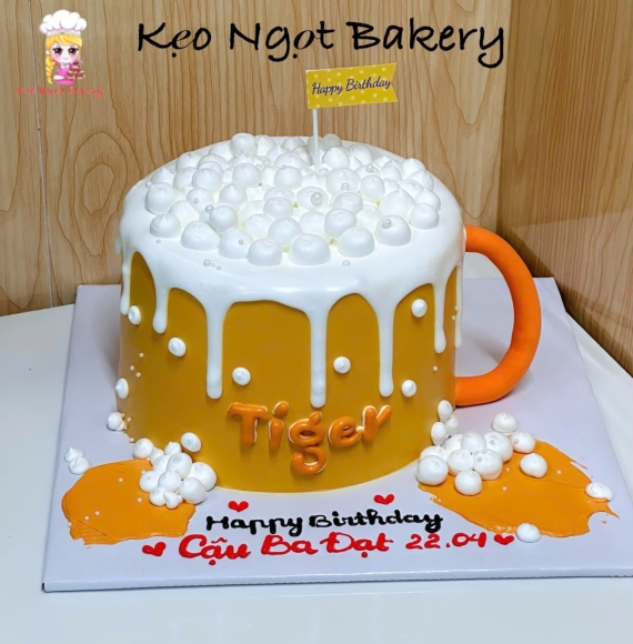 Bánh Kem Nhây Tặng Bạn ly bia hot