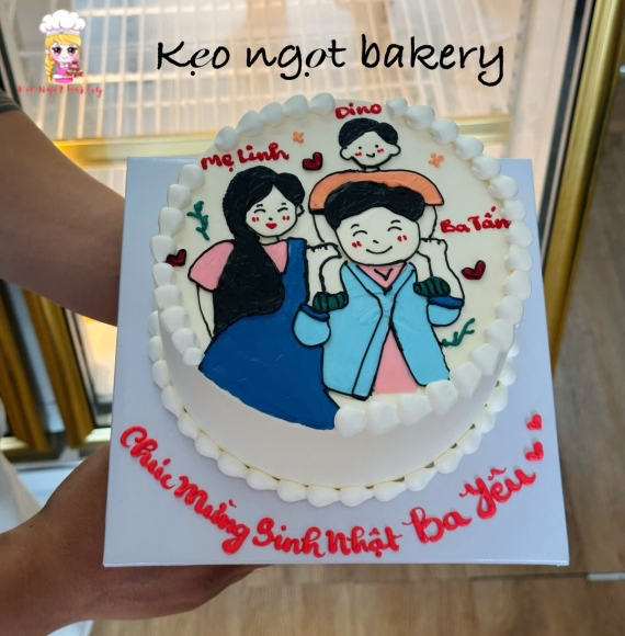 Bánh Kem tặng cho cha yêu 