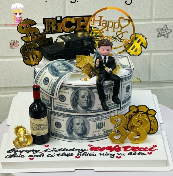 Bánh Kem Nam Cá Tính