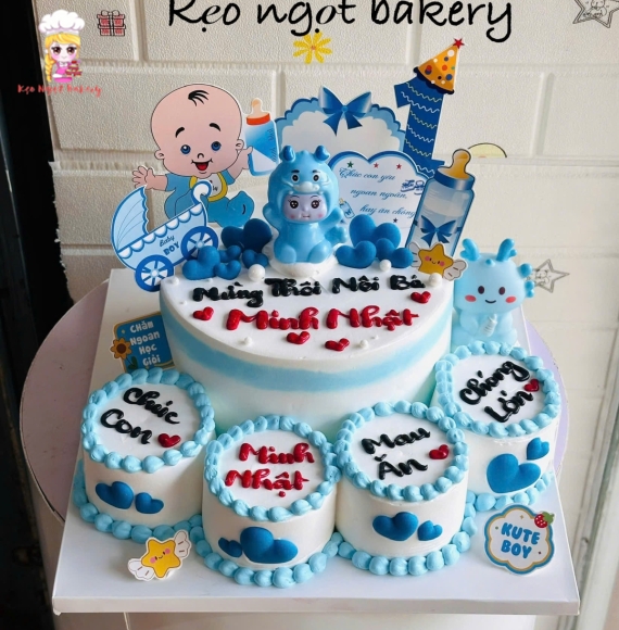 Bánh kem tặng sinh các bé trai siêu hot tại Kẹo Ngọt 