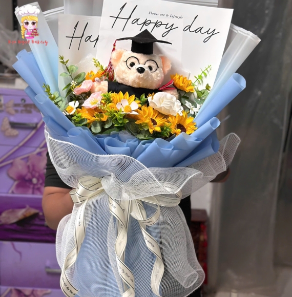 Mẫu hoa sáp tốt nghiệp siêu hot trend