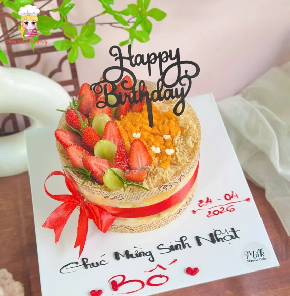 Bánh bông lan tặng sinh nhật bố 