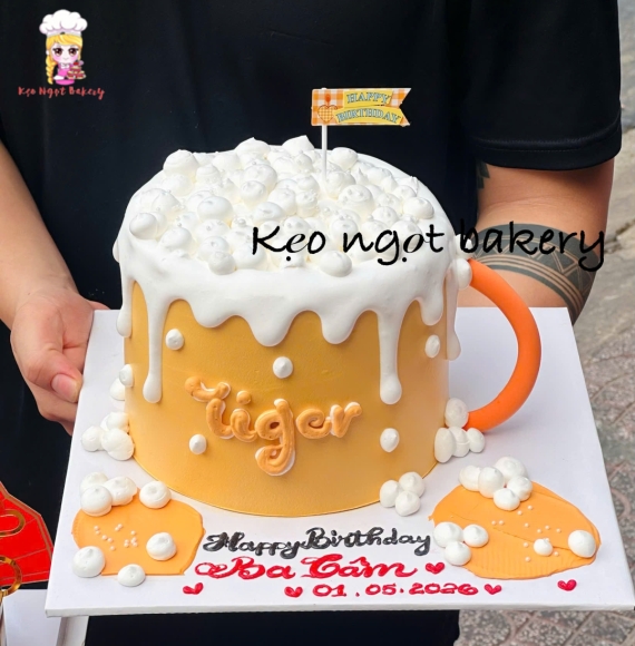 Bánh kem sinh nhật tặng ba theo yêu cầu 