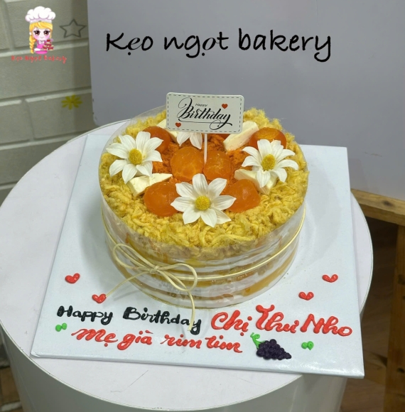 Bánh bông lan trứng muối tặng bạn thân hot 