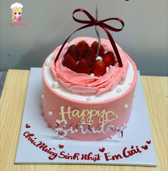 Bánh kem tặng nữ 18 tuổi cho em gái 