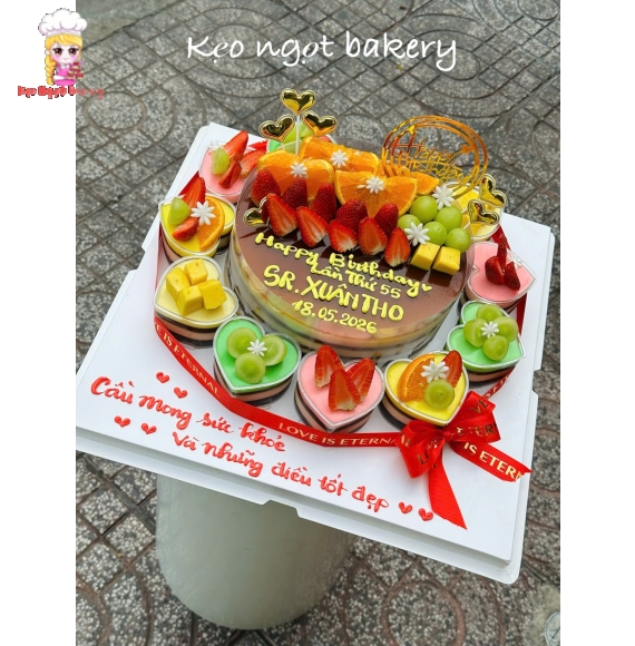 Bánh kem rau câu tặng sinh nhật sieu hot 