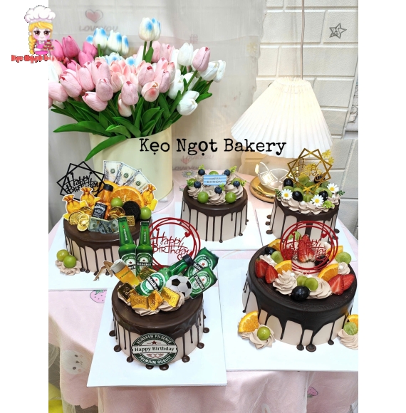 Top các mẫu bánh kem tặng các bạn nam bán chạy 