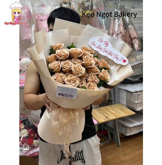 Mẫu hoa sáp sang trọng tặng sinh nhật 