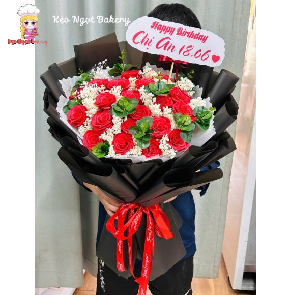 Bó hoa sáp siêu hot tặng chị dịp sinh nhật 