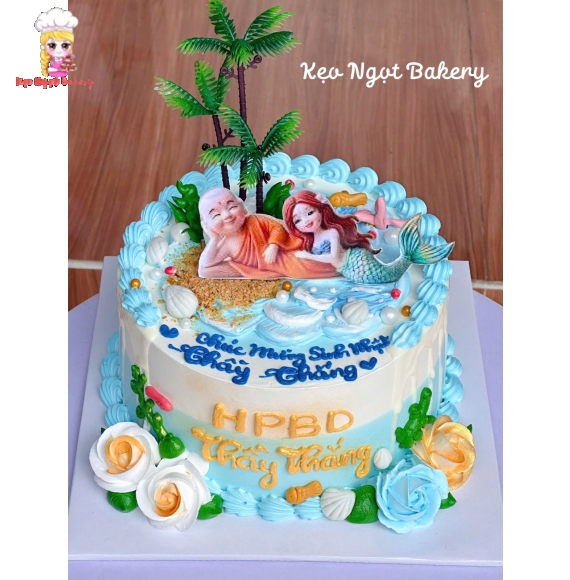 Bánh kem trang trí theo yêu cầu tặng thầy 