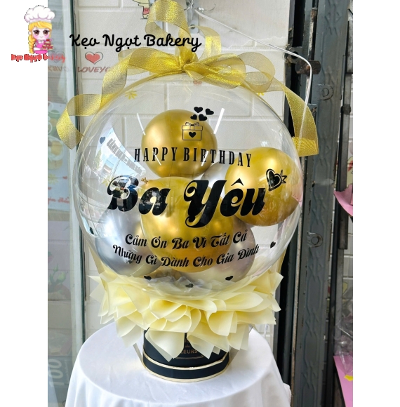Bóng bay rút tiền tặng ba yêu ngày sinh nhật 