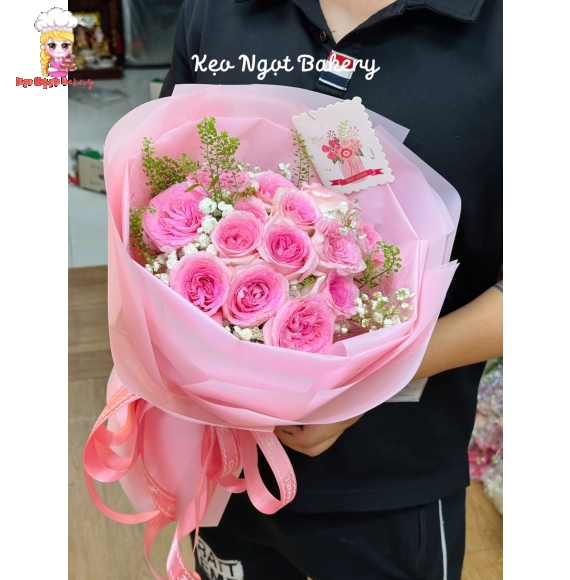 Bó hoa sáp tone hồng hot năm nay 