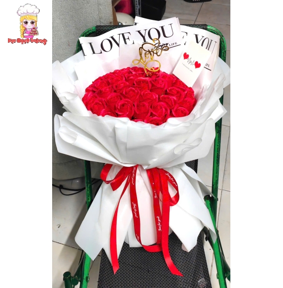 Bó hoa sáp tone đỏ tại tân phú