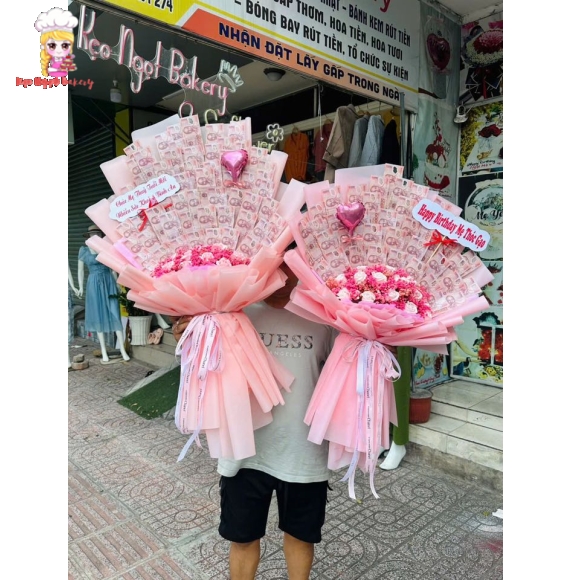 Combo hoa tiền hoa sáp ở Tân Phú