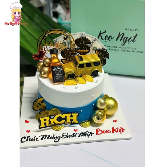 Bánh kem tặng boss