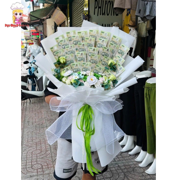 Hoa tiền tờ 100k
