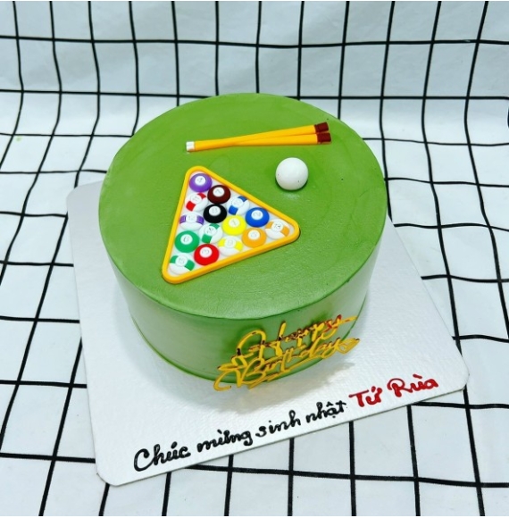 Bánh Kem mẫu billiards