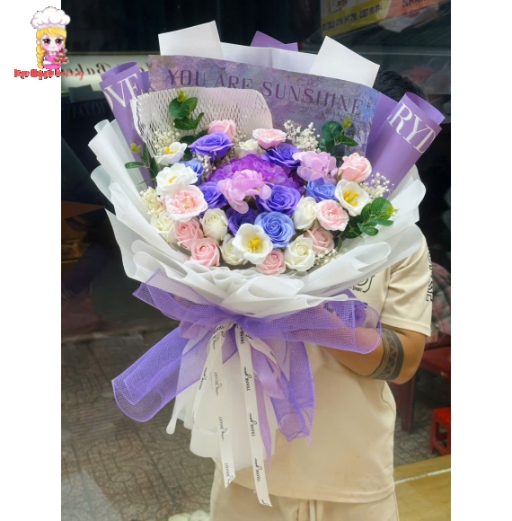 Mẫu hoa sáp  tặng 20/10