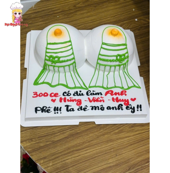 Bánh kem nhây bựa dành cho nam