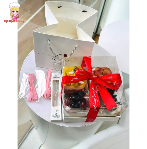Mẫu bánh sét ly panacota siêu chuộng 4 ly đủ vị