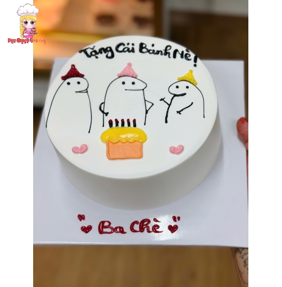 Bánh kem làm siêu dễ thương tặng bạn bè