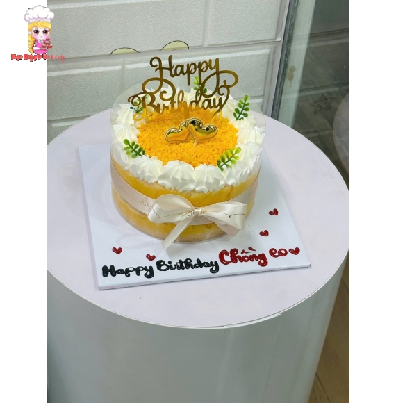 Bánh bông lan trứng muối tặng sinh bạn thân