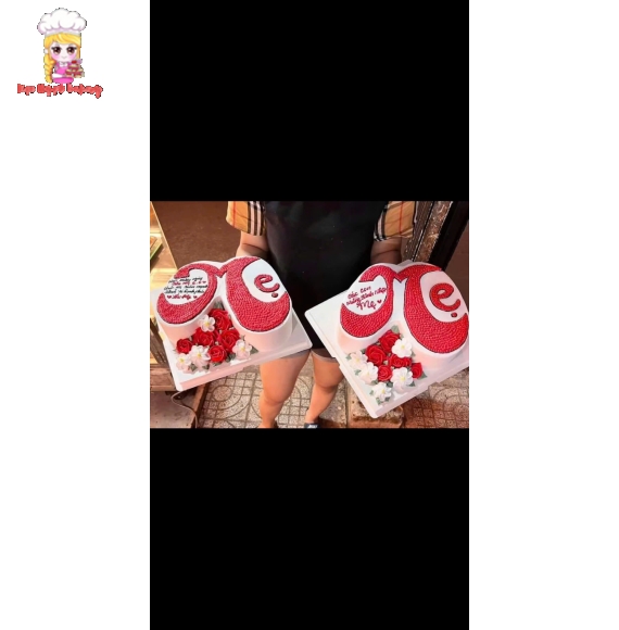 Bánh kem sinh nhật tạo hình chữ tặng mẹ